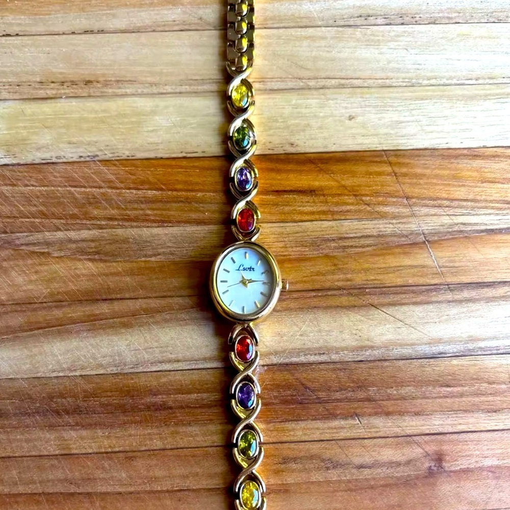 Rainbow Gem Watch โ Luxe Boho Charm - Picture 10 of 11
